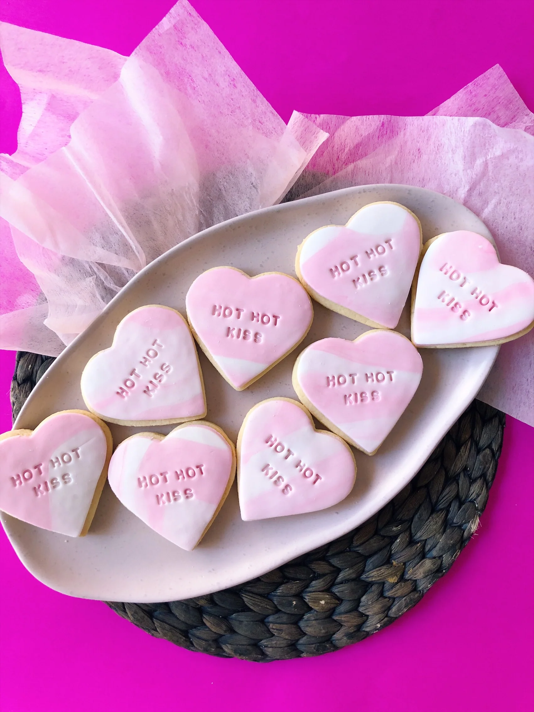 Personalised Heart Cookies | Custom Cute Valentine's Gift for Her - Image 3